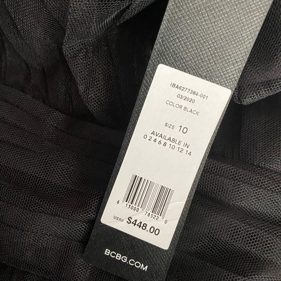 NWT🌸bcbgmaxazria evening gown size 10 - Picture 3 of 3